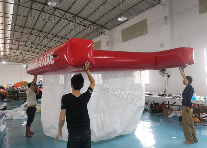 0.9mm PVC Tarpaulin Yacht Inflatable Rectangular Swimming Pools Anti Jellyfish