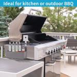 Neatly organize your BBQ supplies with this Garage Mechanic Paint Bottle Can