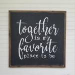 Blackboard Wooden Plank Plaque , Wall Hanging Painted Wooden House Signs