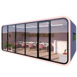 20/40 Ft Prefab Apple House Garden Living Container Home With Outdoor Glass