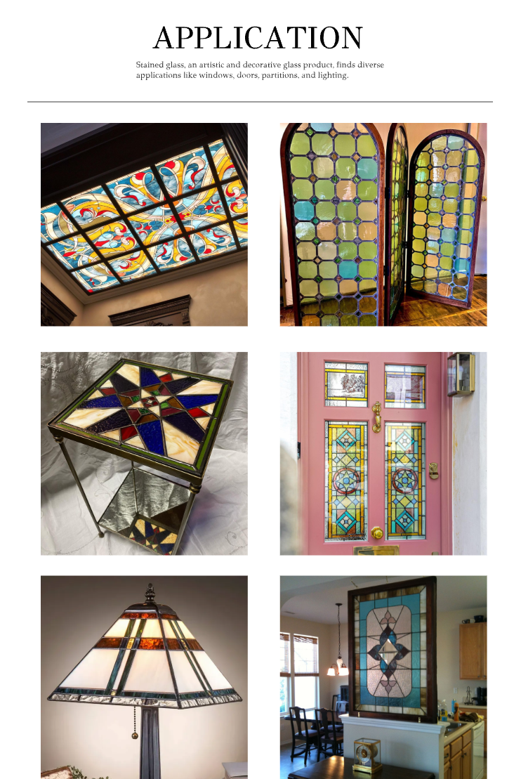 Hi-end Custom Stained Leaded Glass Domes And Skylights Art Stained Glass