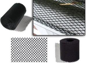 Quality Aluminum 2mm X 6mm Mesh Gutter Guards For Increasing Gutter Life Black Color wholesale