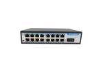 5Gbps SM Fiber Optic Gigabit Switch 1310nm Wavelength Multifunctional