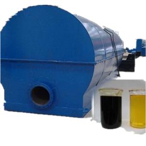 Quality 5ton 10ton 20ton Waste Tire Oil Refining Plant Distillation Machine wholesale