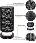Outdoor 2Pcs 72mm×H140mm Led Flickering Flame Lantern USB Rechargeable