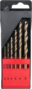 Quality Bright Finished 6PCS HSS Drill Bit Set 2mm-8mm For Stainless Steel Metal wholesale