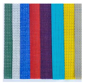 Quality White Yellow Purple 1000D PVC Coated Polyester Mesh Fabric Mesh Cloth 9x12 wholesale