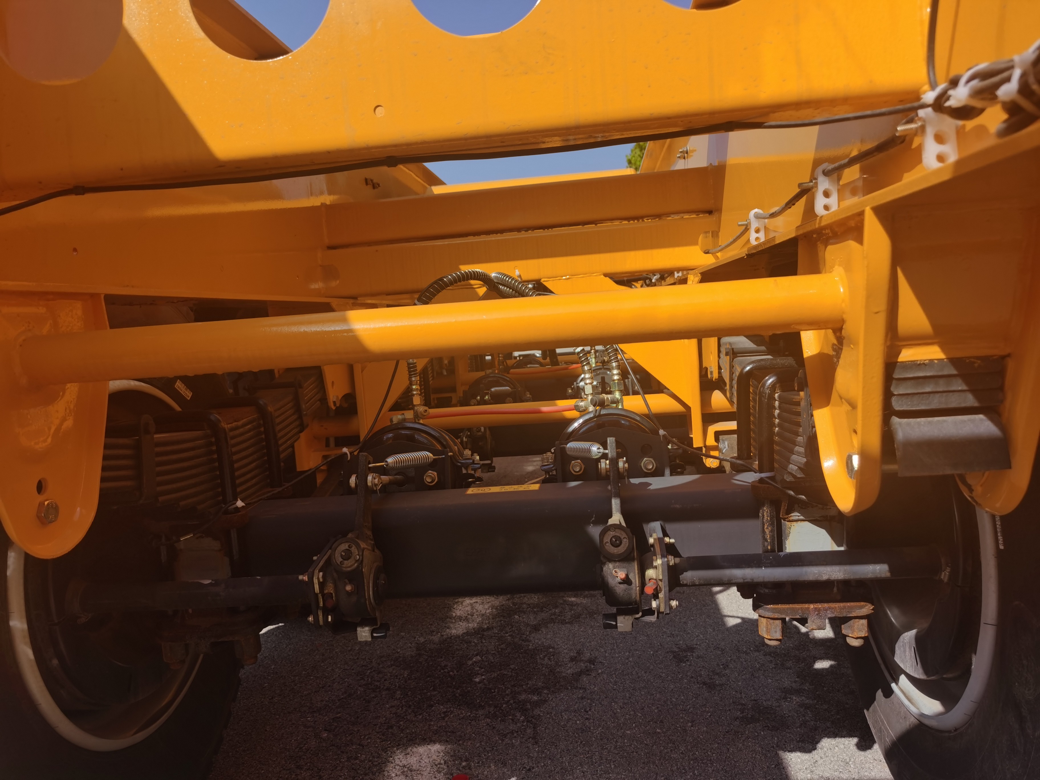 3 Axle 40ft Skeleton Trailer For Sale Skeletal Semi Trailer