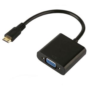 Quality 15cm Cable Male To Female 480p 720p 1.4 HDMI To VGA Adapter wholesale