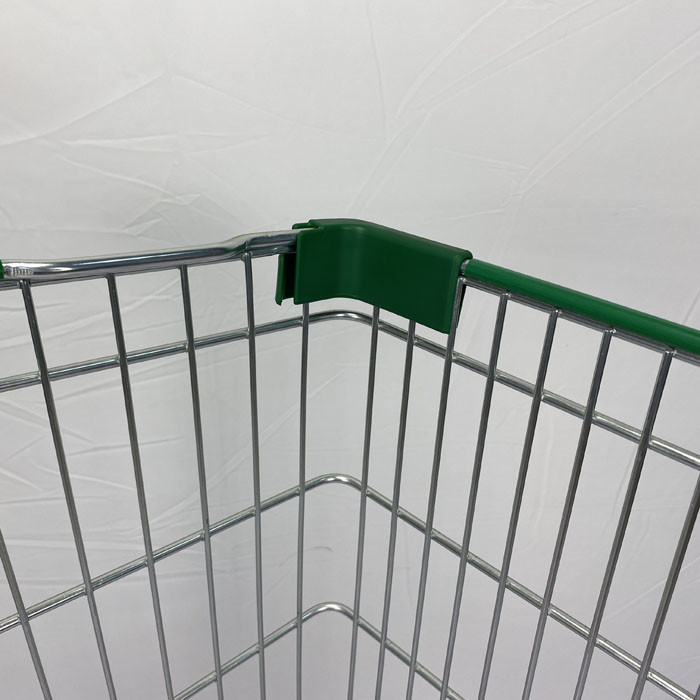 Super Large 275L Grocery Shopping Trolley Q195 Steel Metal Shopping Cart