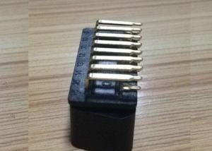 Quality Pcb Soldered OBDII PIN Header 16 Pin J1962 Golden Plated Male Pin 12V 90 Degree Connector wholesale