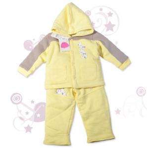 Quality Winter Cotton Baby Girl Two Piece Sets Infant Toddlers Padded wholesale