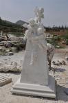 Hand carved marble angel monuments