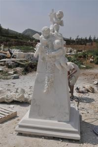 Quality Hand carved marble angel monuments wholesale