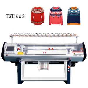 Quality Knitting 12g School Uniform Sweater Jacquard Machine Computerized Single System wholesale