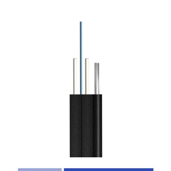 LSZH Outdoor Fiber Optic Cable 2 Fiber Outdoor Drop Cable Singlemode 9/125