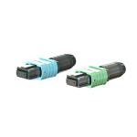 Metal / Plastic Housing Fiber Optic Cable Coupler Mini 36mm MPO Connector