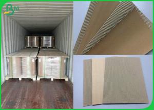 Quality 0.5mm Recyclable Brown Flute Corrugated Kraft CardBoard For Cartons wholesale