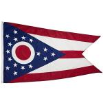 State of Ohio Flag 3x5 ft Outdoor Heavy duty Dupont Nylon US Flags Strong Canvas