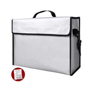 Quality Extra Large Fireproof Bag , Fire Resistant Document Pouch 15x12x5 Inch wholesale