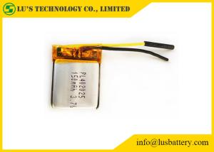 Quality LP402025 PCM Rechargeable Lithium Ion Battery 3.7V 150mah Li Polymer Battery wholesale