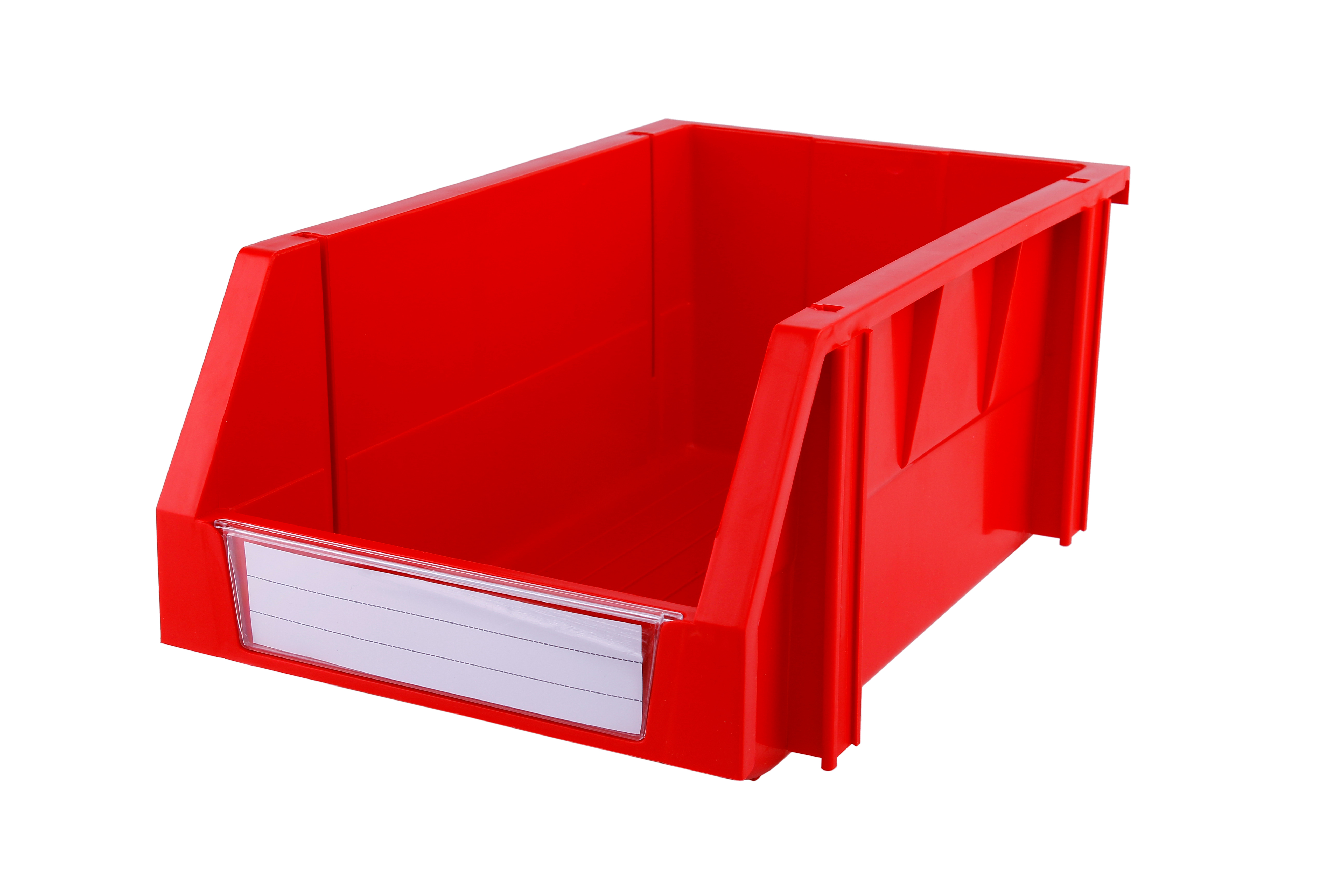Customized Color Plastic Storage Bin for Stacking Office Organizer in Workshop Spare