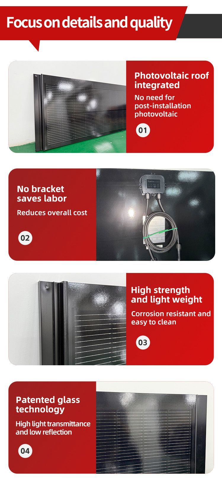 Portable BIPV Solar Panels for Sustainable Energy Solutions