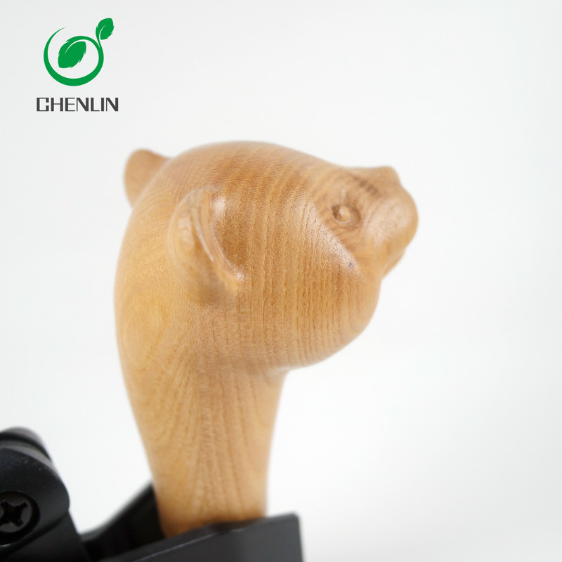 ISO9001 Fold Out Umbrella Wooden Handle , Curved Umbrella Handle Smooth Surface