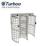 High Security Full Height Turnstile Low Voice 304/316 Stainless Steel