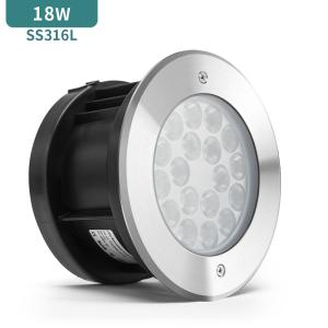 Quality Underwater Outdoor Pool Lighting 6500K Waterproof IP68 18W SS316L wholesale