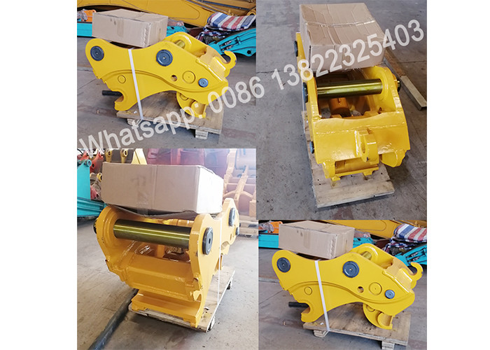 Mini Digger Hydraulic Quick Hitch 360 Degree Rotating For 1-50 Ton Excavators