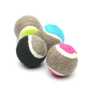 Quality Customized logo printing pet toy tennis ball pet toy rubber wholesale