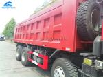 12 Wheel 371HP Sinotruk Howo 8x4 Dump Truck With Top Warning Light