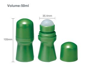 Quality Cosmetic Plastic Deodorant Container PP 50ml Roll On Bottles wholesale