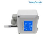 Air Duct Mounted Temperature Humidity Transmitter Digital Output