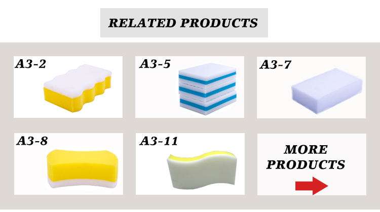 Custom Magic Sponge Eraser Magic Cleaning Sponge Fast Acting For Rust Removal