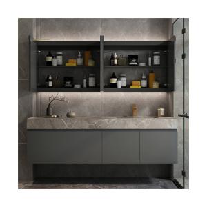 Quality Width 38-46 in Customized Color Modern Style Luxury Bathroom Vanity Cabinet with Sink wholesale