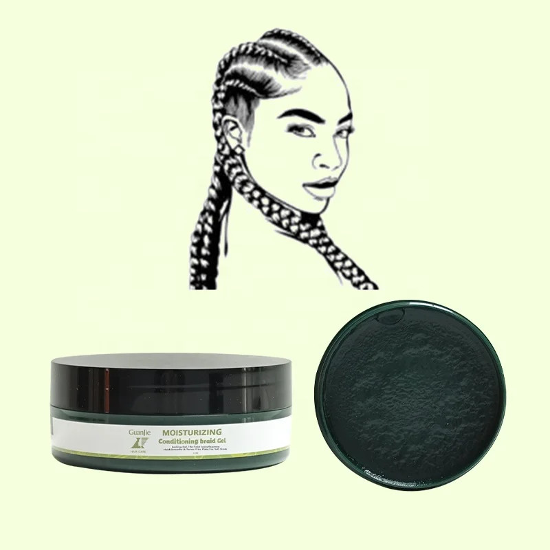 Custom Logo Strong Hold Edge Control Hair Gel Thick Edges Long Lasting Hair Styling Gel Support Hair Growth Care Styling Gel