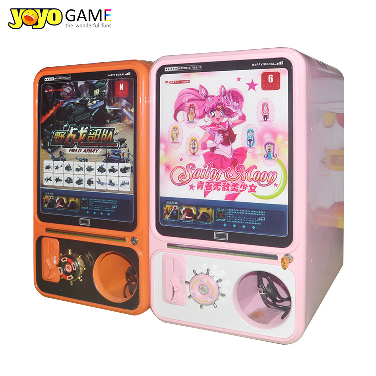 Japanese Gacha Vending Machine Prize Candy Automatic Coin Operated Mini Capsule Toy Gashapon Machines