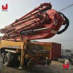52M 10 Wheel Used Concrete Pump Truck With Isuzu Chassis