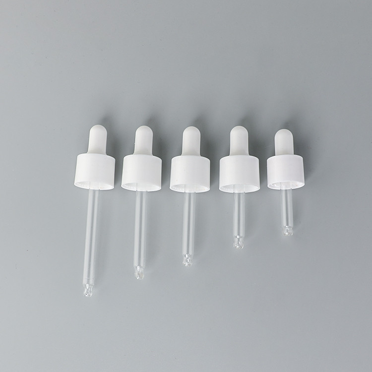 MSDS 30ml Serum Dropper Bottles With Plastic Pipe Tube Customized Color