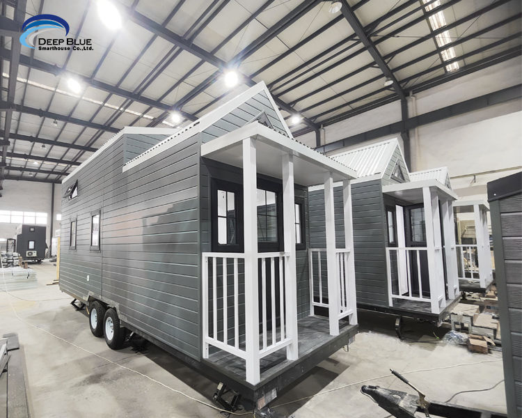 EU/AU/USA Standard Prefabricated Modular Home Kit Tiny House On Wheels With Three Bedrooms