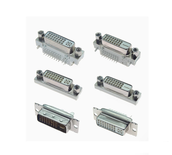 DVI-D24 1P Male DVI-D24 5P Male High-Precision DVI-D Connectors