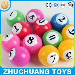 Quality small print balls children education toys wholesale