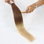 wholesale customized 100% remy european human hair ombre seamless tape hair