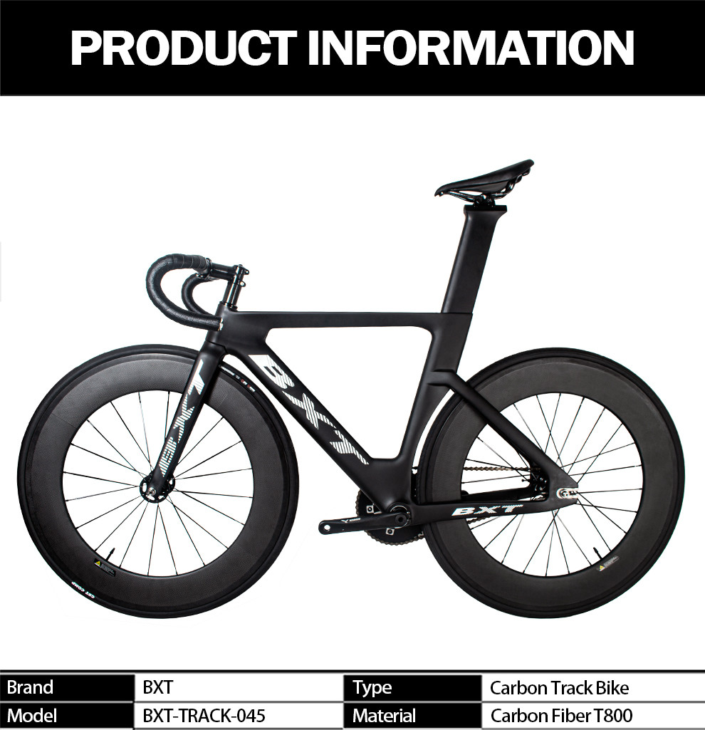 10kgs Carbon Fiber Track Bike 700C EPS Technology Fixed Gear Cycle