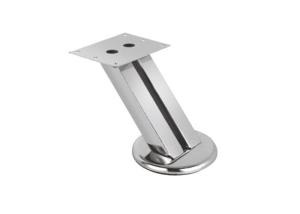 Quality metal furniture fittings Metal Sofa Legs square shape chrome plate wholesale
