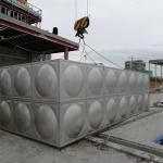 Welded Square Shape Water Tank , Insulated Large Square Water Containers