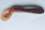Full Bodied Silicone Baby Spoon Customized Logo , No Abnormal Odour Or Staining
