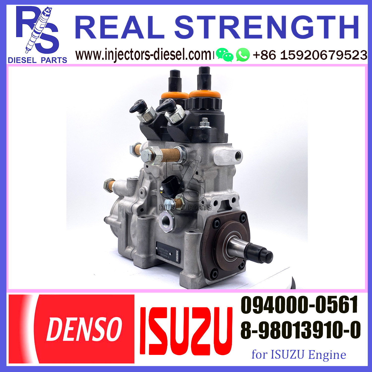 Diesel Engine Pump 094000-0560 094000-0561 094000-0565 8-98013910-0 8-98013910-4 for ISUZU GIGA 6WG1